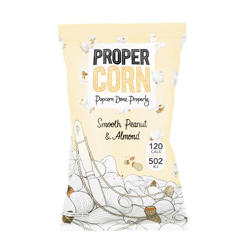 Popcorn "Smooth Peanut & Almond" 25g - 67% alennus