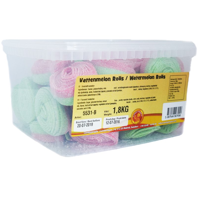 Makeislaatikko: "Vesimeloniremmit" 1,8kg - 50% alennus