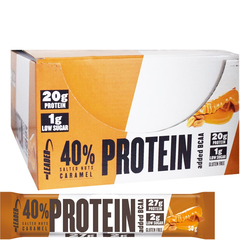 Laatikollinen Proteiinipatukoita "Salted Nuts Caramel" 24 x 50g - 74% alennus