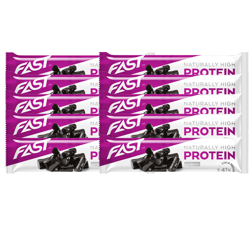 Proteiinipatukat Lakritsi 10kpl - 38% alennus