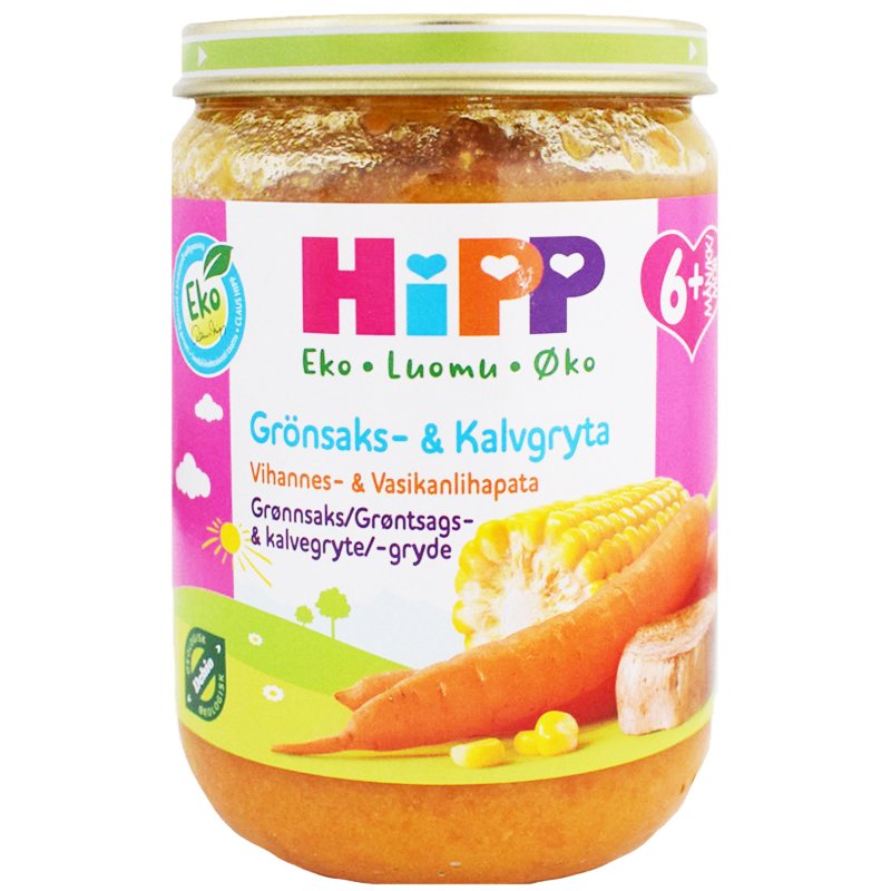 Lastenruoka Vihannes- & Vasikanlihapata 190g - 17% alennus