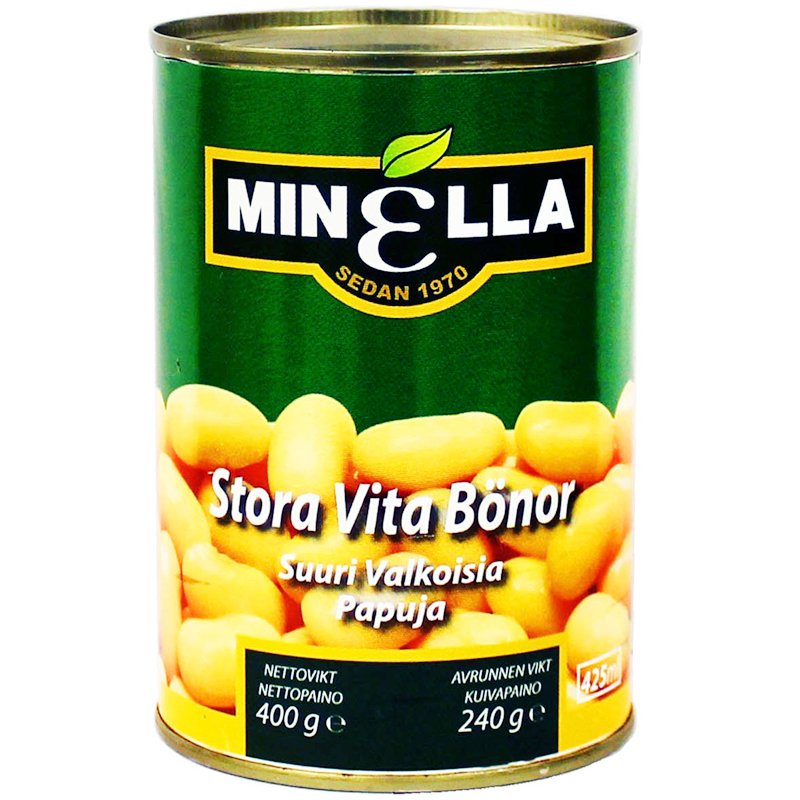 Suuret Valkoiset Pavut 400g - 29% alennus