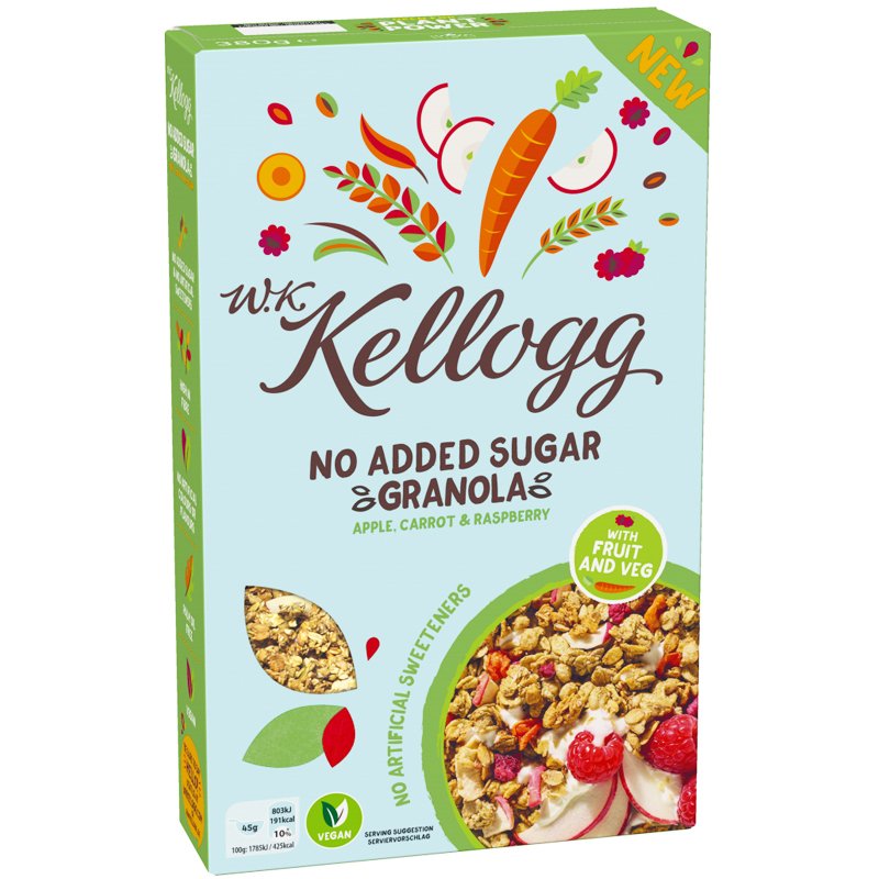 Granola Omena, Porkkana & Vadelma - 25% alennus