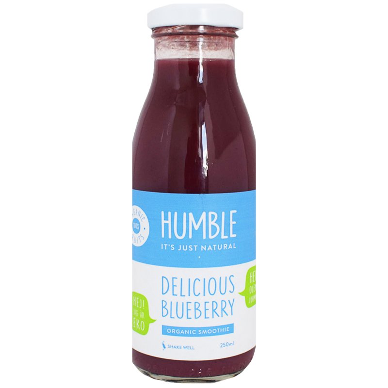 Luomu Mustikkasmoothie 250ml - 20% alennus