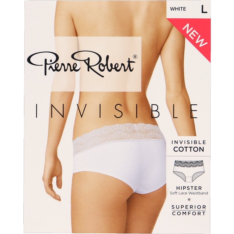 Invisible Hipster Lace Alushousut Valkoinen Koko L - 77% alennus