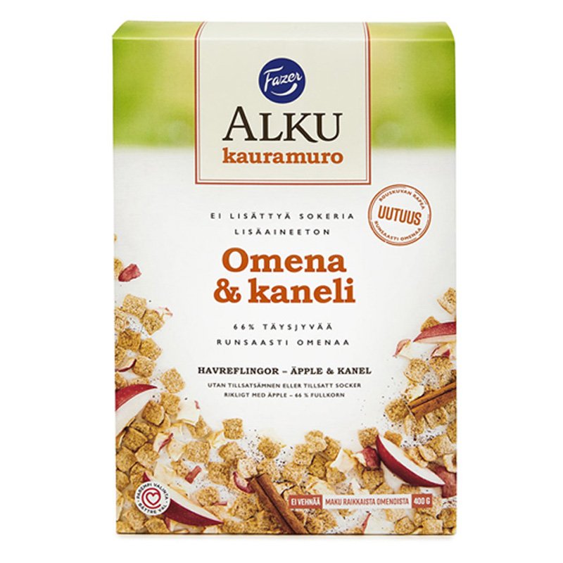 Kauramurot Omena & Kaneli - 34% alennus