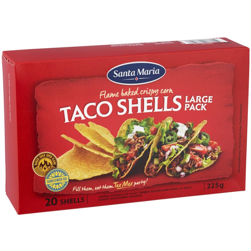 Tacokuoret "Large Pack" 225g - 43% alennus