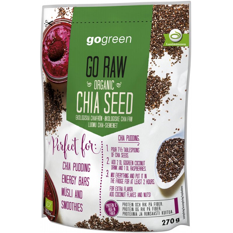 Luomu Chia-Siemenet 270g - 20% alennus